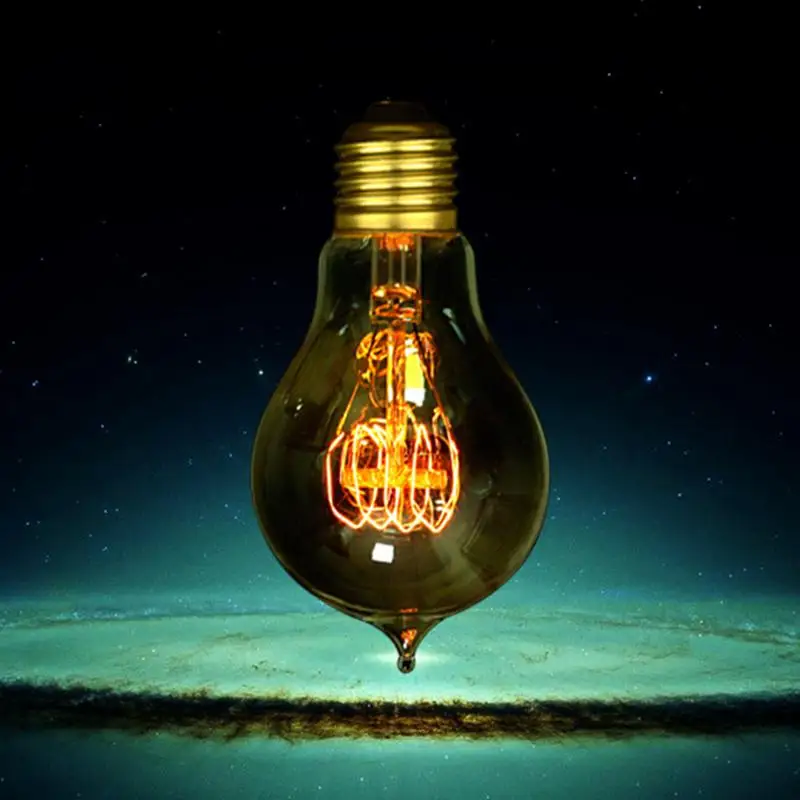 Ретро декоративные Вольфрамовая Эдисона лампа накаливания творческий