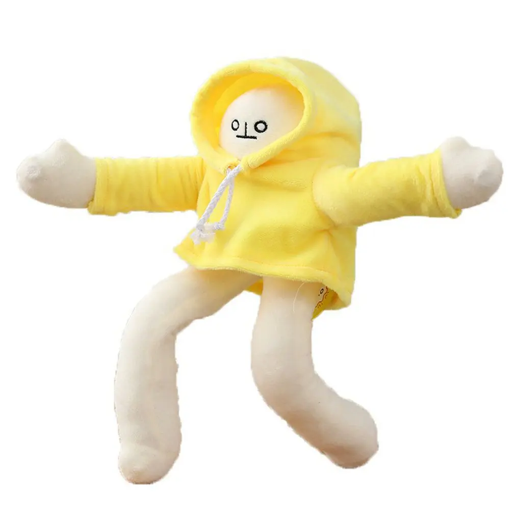 

40CM New Popular Banana Man with Magnet Plush Toy Cute Korean Appease Dolls Stuffed Toys Birthday Gifts for Girls Children