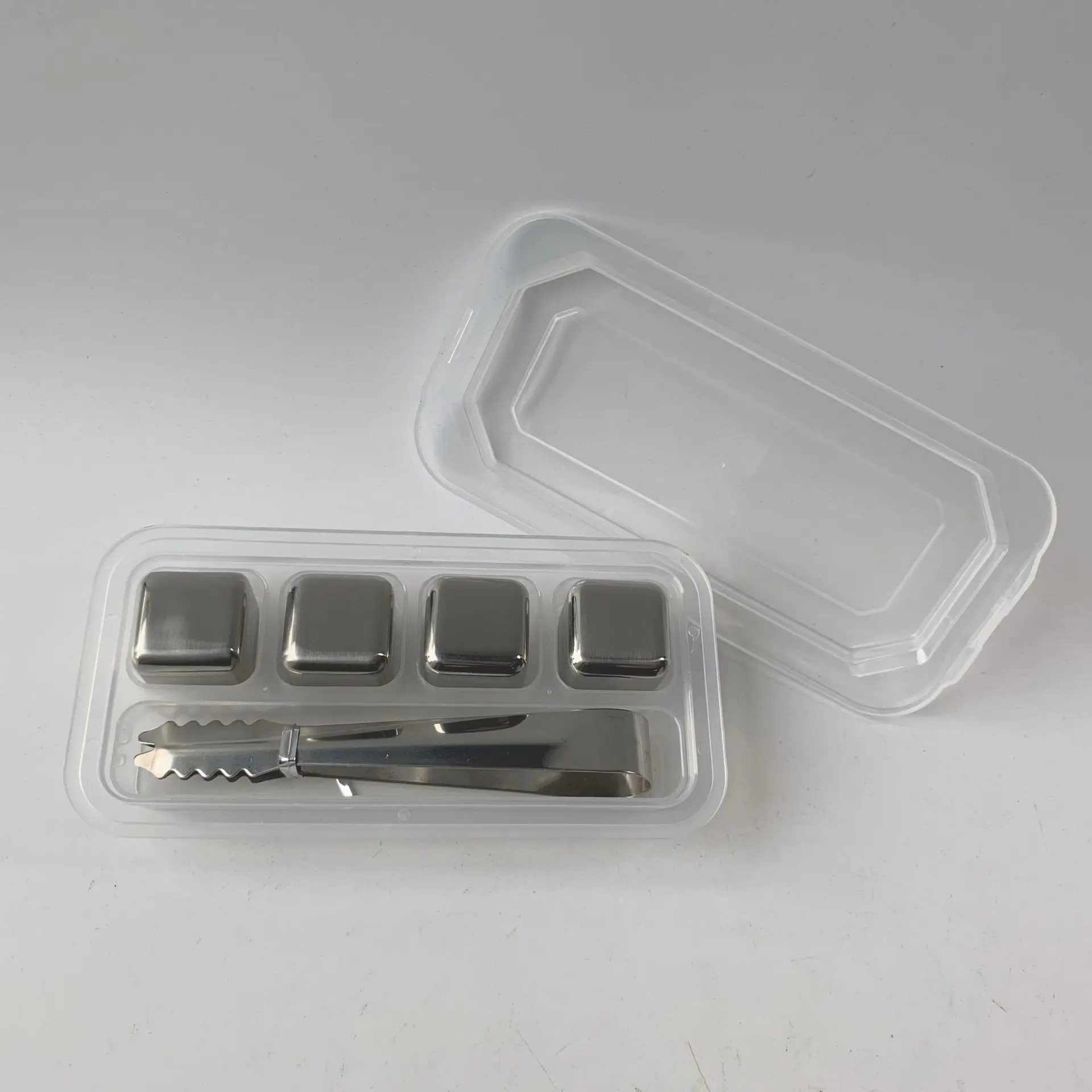 Напитки & Art 18/8 Нержавеющая сталь виски камень кубики льда многоразовые