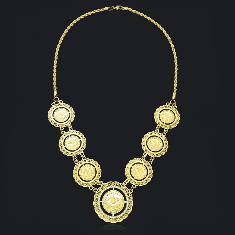 Лидер продаж на Ближнем Востоке ожерелье из хрусталя женское колье с монетницей