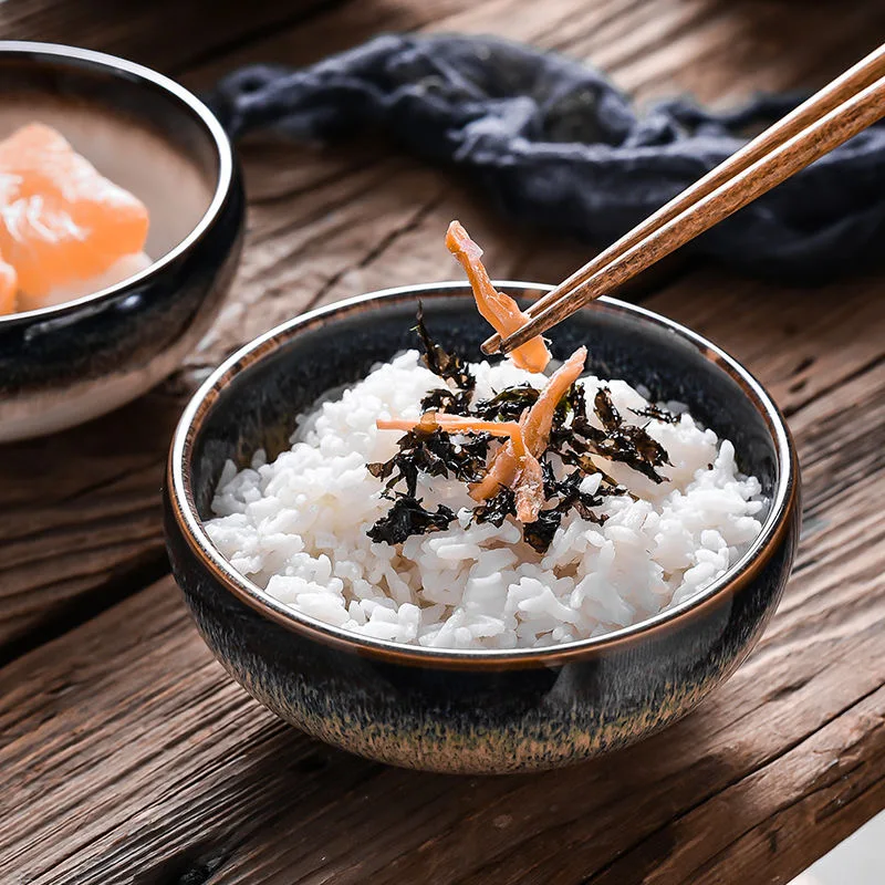 

2021 Kitchen 300ml Japanese ceramic rice bowl Ramen bowl salad Noodle soup bowl Restaurant kitchen tableware Home Decoration