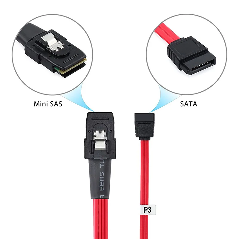 Mini SAS 36P SFF-8087 в 4X SATA 7Pin разъемы жесткий диск 4 сплиттер кабель провод 3 фута 1 м |