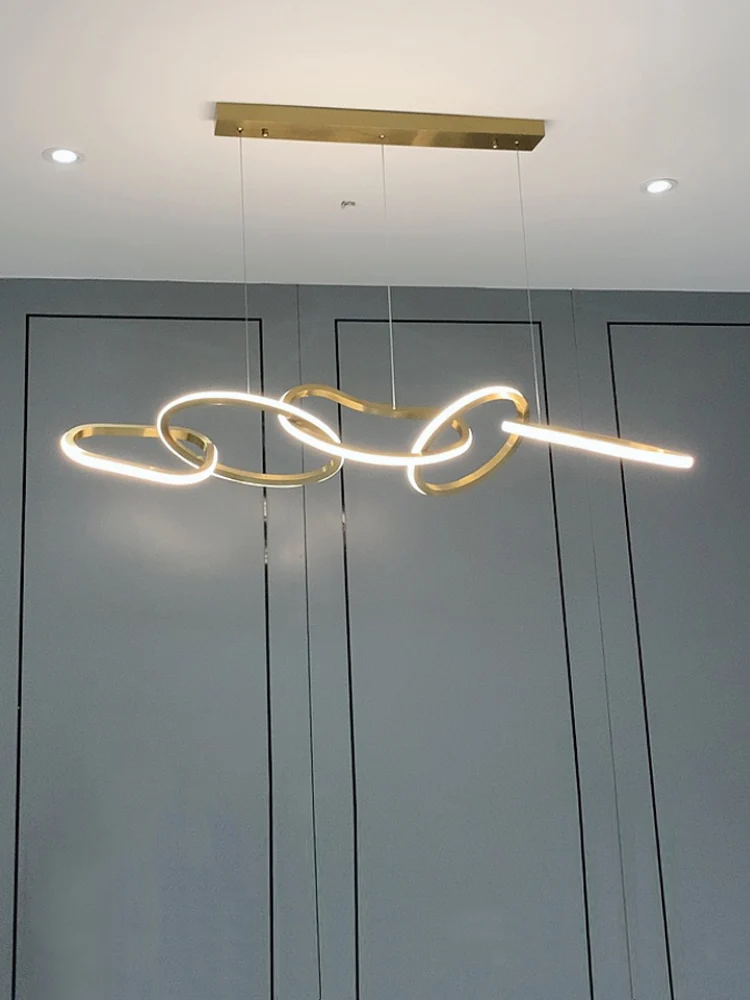 Цена Простой светильник роскошная люстра креативный обеденный Ресторан Бар минималистские индивидуальные художественные лампы