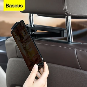 baseus car phone holder for iphone 11 samsung xiaomi universal car backseat holder support auto mount stand for ipad mobilephone free global shipping