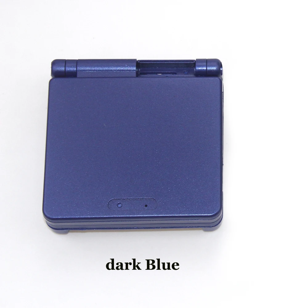 Dark Blue Полная замена корпуса для nintendo Gameboy Advance SP для GBA SP чехол для игровой консоли - Цвет: Dark Blue