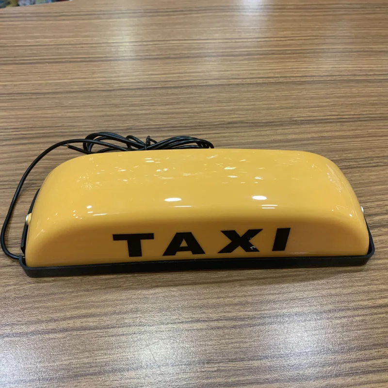 12V COB Light Universal Yellow Base Car Sign Lamp High Quality New Fashion Taxi Sign Cab Roof Top Topper Adhesive Car Sign Lamp