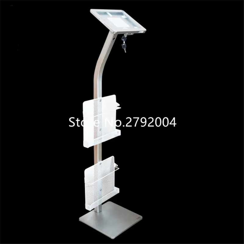 Безопасность для ipad напольный стенд само обслуживание планшет киоск с брошюрой