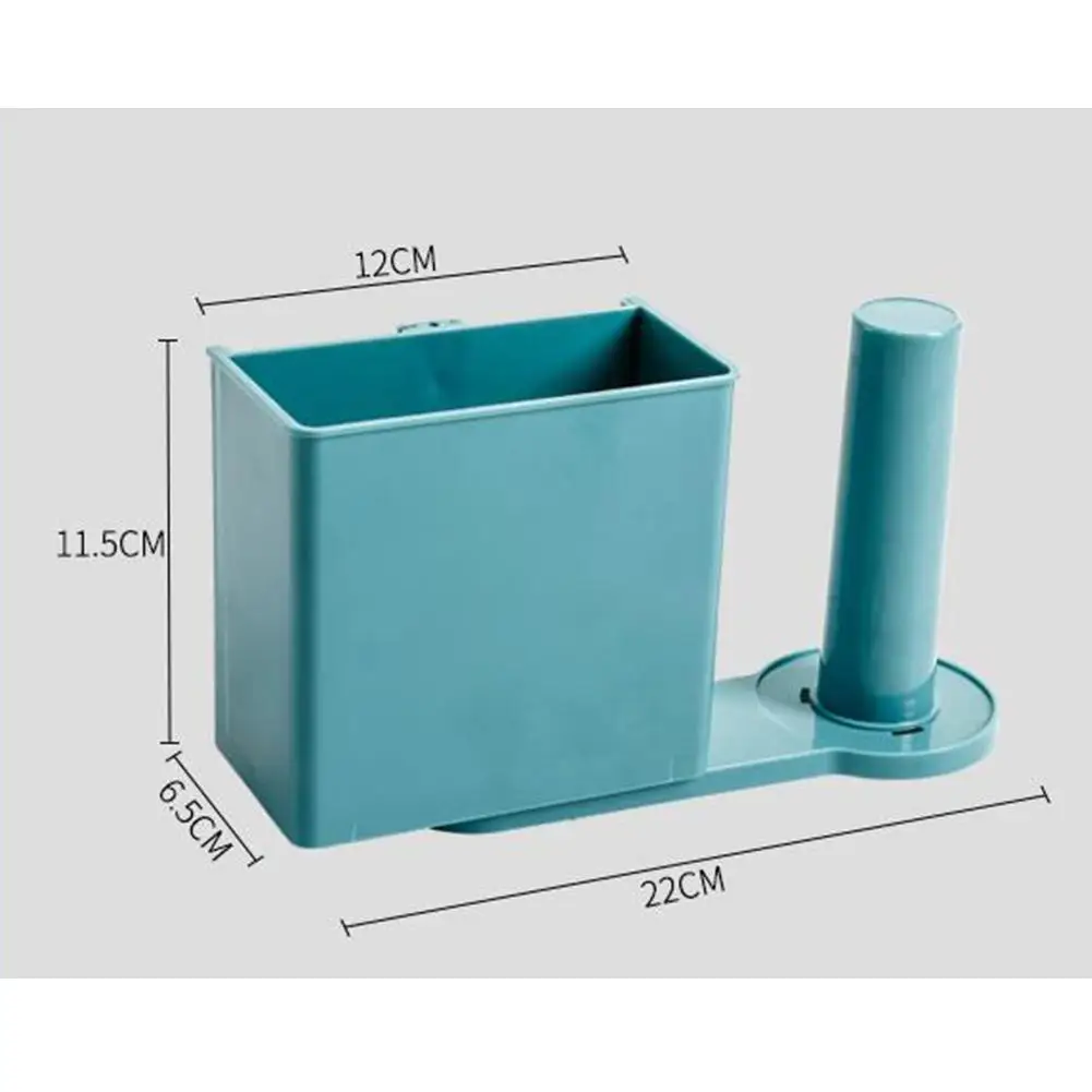 

Kitchen Spoon Chopsticks Fork Storage Rack Plastic Bathroom Wall-mounted Roll Toilet Paper Holder