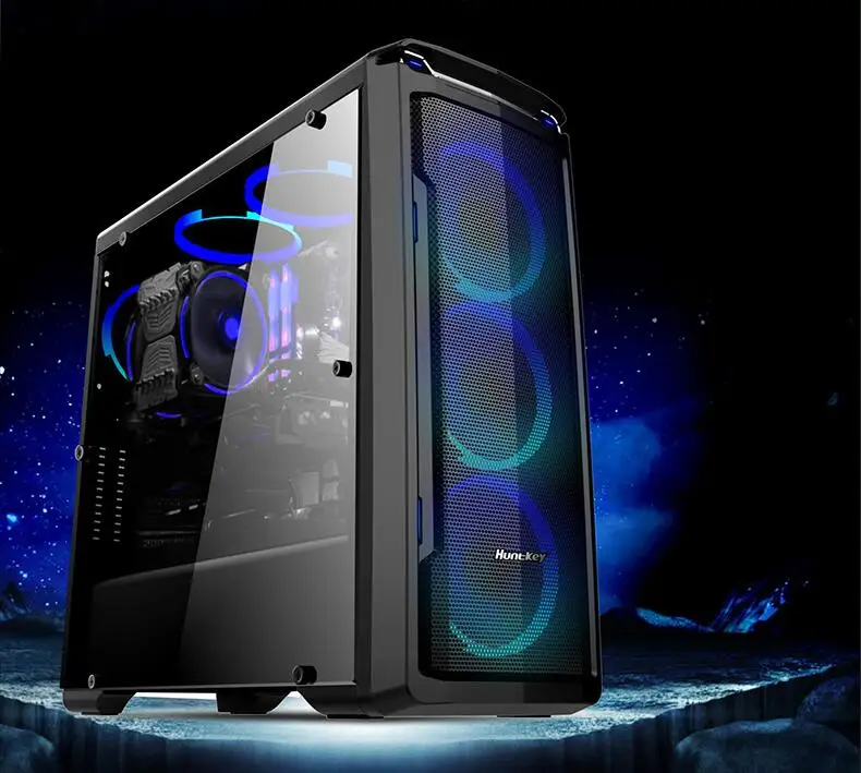 DIY скидка компьютерное оборудование HUANANZHI X79 Материнские платы комплект cpu 2680V2/2690V2 64G ram 500G SSD 2 ТБ HDD 500W PSU GTX1660TI
