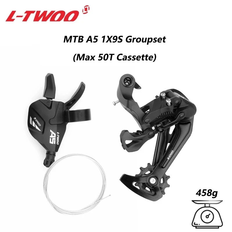 

L-TWOO MTB Bike 1*9 Speed Groupset 9 s переключатель передач задний переключатель передач A5 9V system stand by max 50T Кассета для m4000 m370 m430 m590