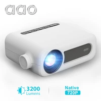 aao yg330 mini projector for 1080p full hd video portable beamer home theater smart phone airplay miracast 5g wifi projector