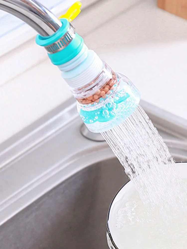 

360 Rotary Water Saving Kitchen Faucet Shower Head Bathroom Faucet Aerator Nozzle Tap Adapter Bubbler Swivel Head Aerator