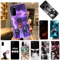 soft tpu phone case for samsung galaxy s21 ultra s20 fe 5g s10 lite s8 s9 plus s7 juice wrld transparent silicone cases cover
