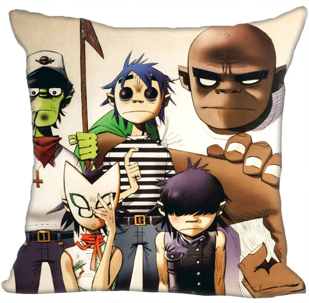 

Custom Popular Gorillaz Pillowcase Cushion Cover Home Decor Hotel Car Seat Backrest Sofa Pillow Case 21104-11