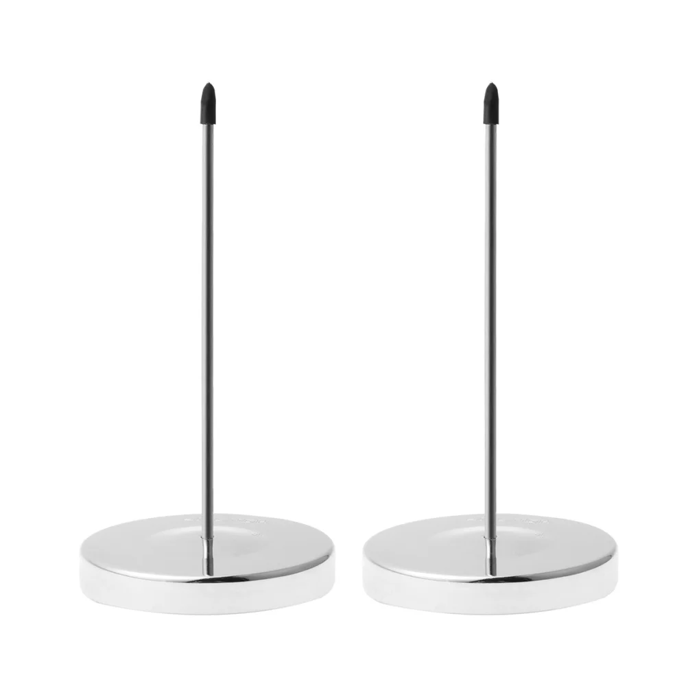 2 шт. Нержавеющая сталь прямой стержень Бумага Memo Настольный держатель получения