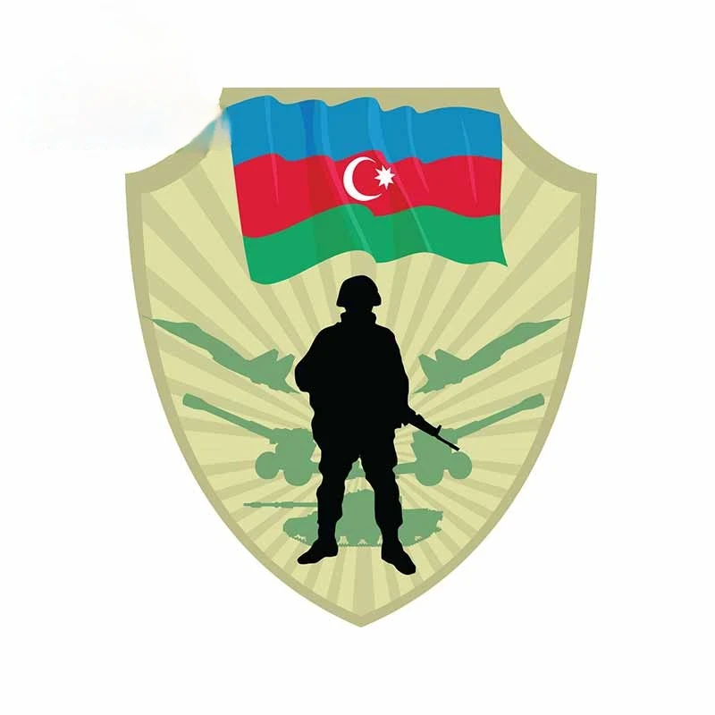 

Army of Azerbaijan DIY Car Stickers 3D Funny DIY Vinyl Decal Decor Trunk Laptop Tank Cap Occlusion Scratch Fine Decal PVC13x11cm
