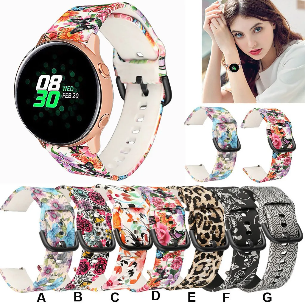 Спортивные силиконовые сменные ремешки для часов Samsung Galaxy Watch 42 мм смарт браслет