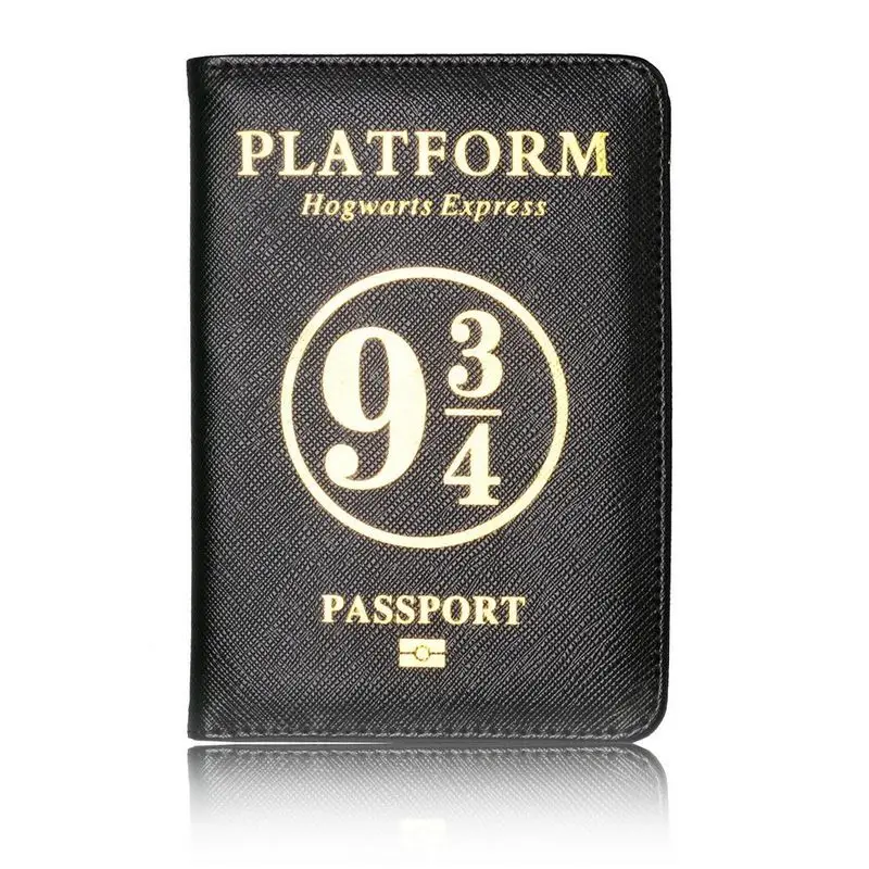 TourSuit Rfid блокирующая Кожаная Обложка для паспорта Хогвартс Гриффиндор Рейвенкло с чехол для карт - Цвет: Hogwarts Express