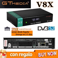 full hd gtmedia v8xnova dvb s2 satellite receiver upgrade form freesat v8 honor support h 265 built in wifi espl free shiping