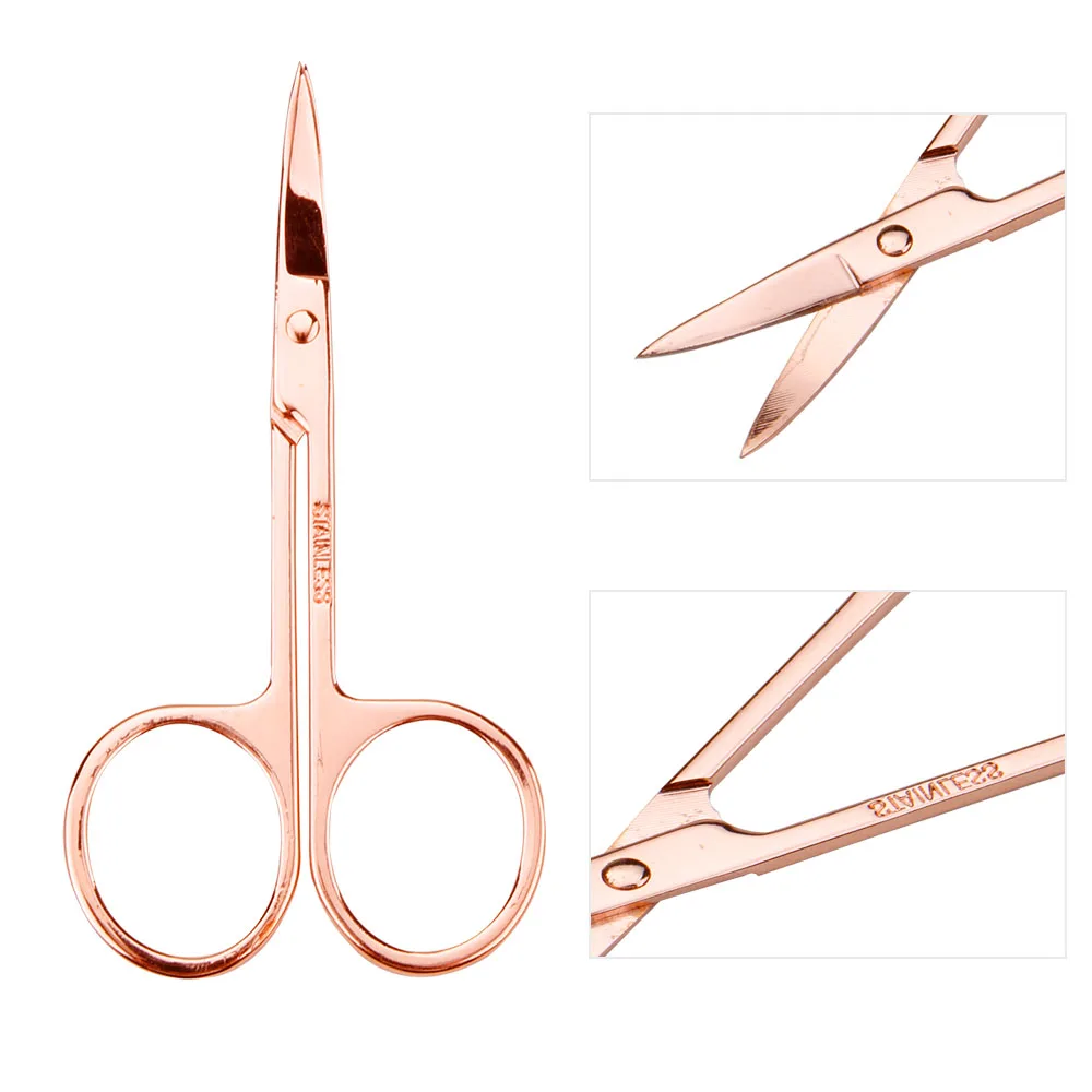 Ножницы для кутикулы удаления омертвевшей кожи макияж изогнутая головка ножницы