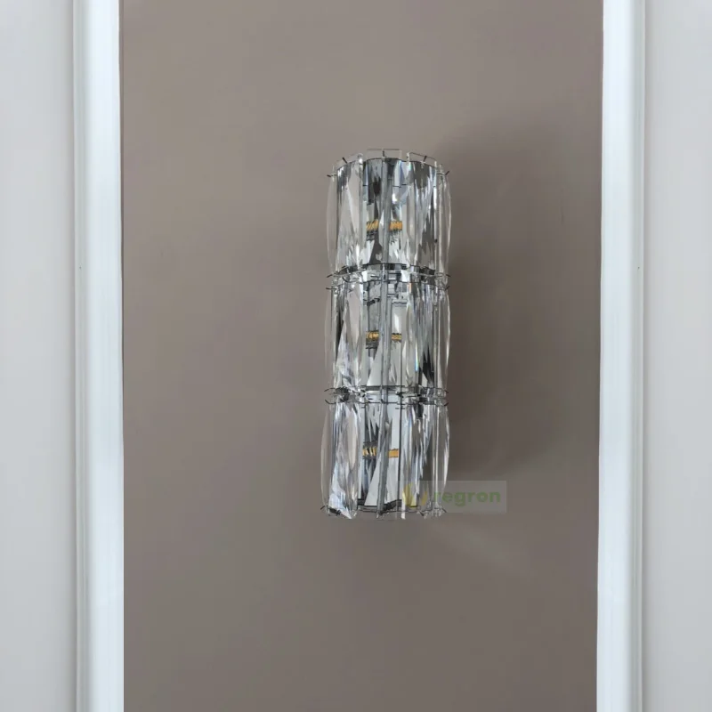 Современные хрустальные настенные светильники светодиодный фон для гостиной