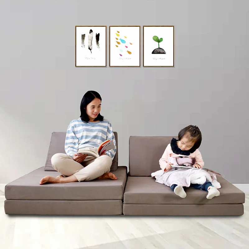 Напольный диван кровать многофункциональный простой тканевый стул наклонная