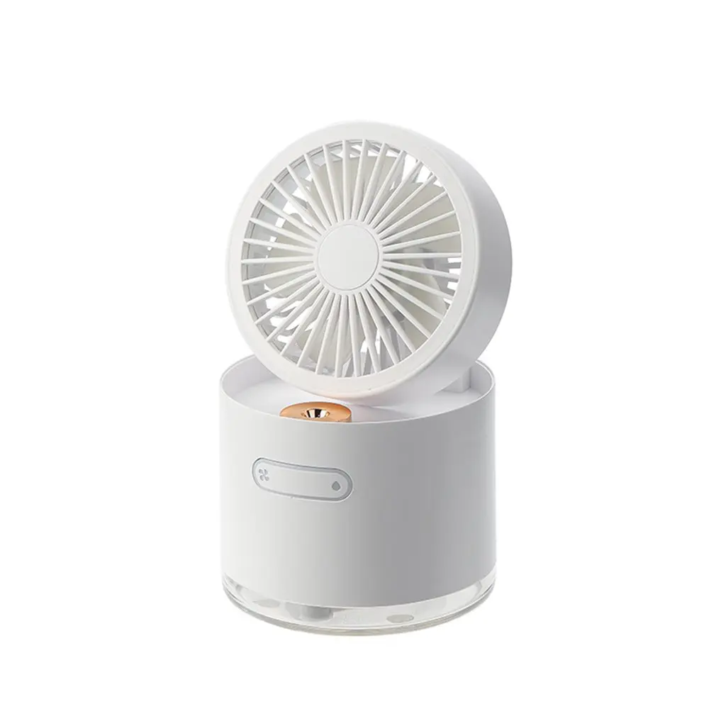 

New Small Fan Spray Refrigeration Rechargeable Portable Spray Cooling Artifact Humidifier USB Portable Desktop Folding Mini Fans