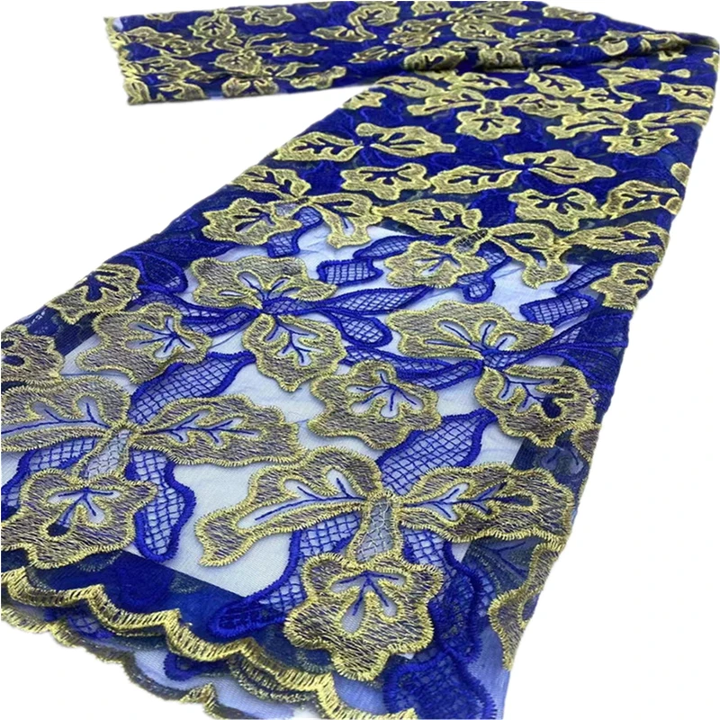 

Африканская французская Тюлевая кружевная вышивка, кружевная ткань 2022, Африканское Сетчатое кружево, нигерийская кружевная ткань для свадебного шитья CD61901