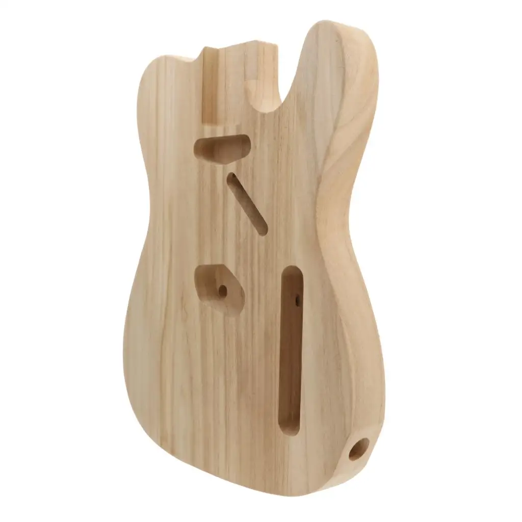 feine unfinished gitarre körper barrel blank poliert holz handwerk ersatz passt für tl elektrische gitarre teile zubehör free global sh