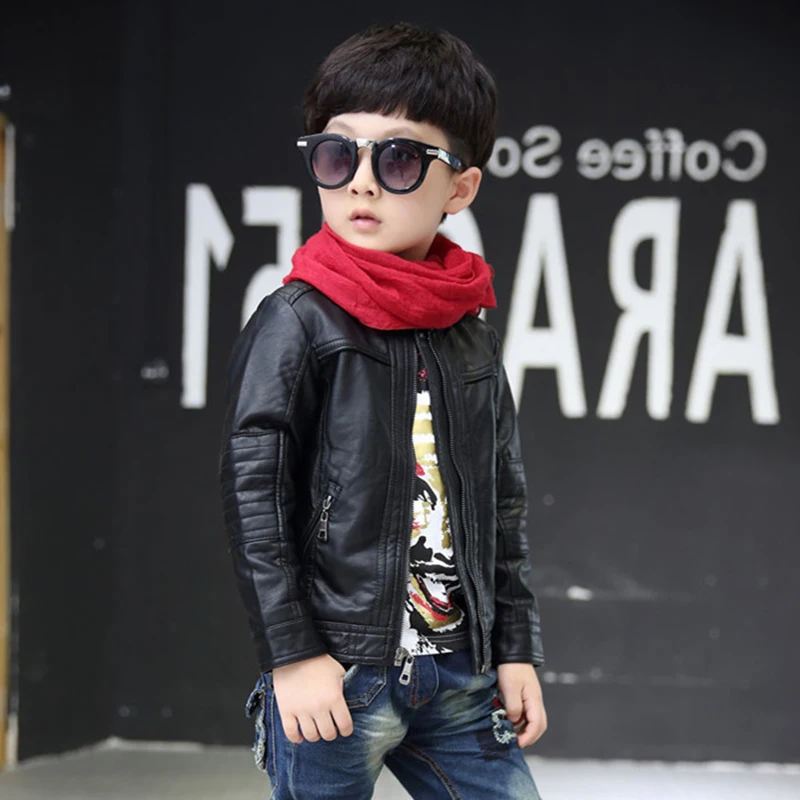 Boys High Quality Bomber Jackets Girls Autumn Casual Motorcycle Coat Teenagers Spring Outerwear
