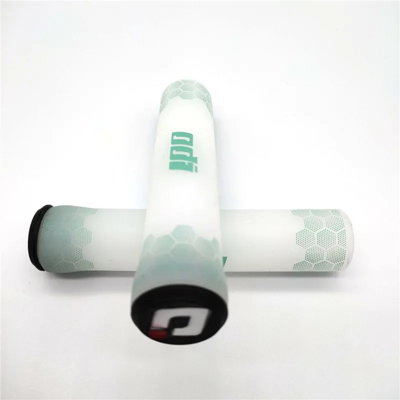 green ODI силиконовый 3D цветной печатный захват MTB дорожный складной баланс для езды на велосипеде чехол для внедорожного ударопрочного горного велосипеда - Цвет: green