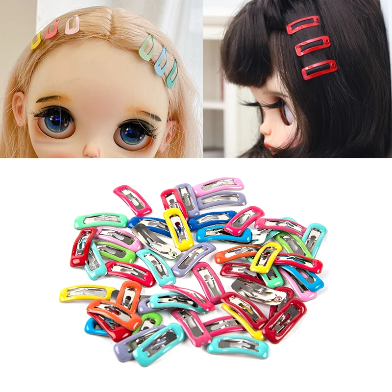 

10Pcs/set Blyth Doll Accessories 1/6 1/12 OB11 Doll Clips Mini 2cm Hairpins