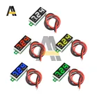 Постоянный ток 2,5-30 в 0,28 дюйма мини светодиодный цифровой вольтметр Панель измеритель напряжения 2 провода Автомобиль Мотоцикл Электрический вольтметр 5 в 12 В 24 В