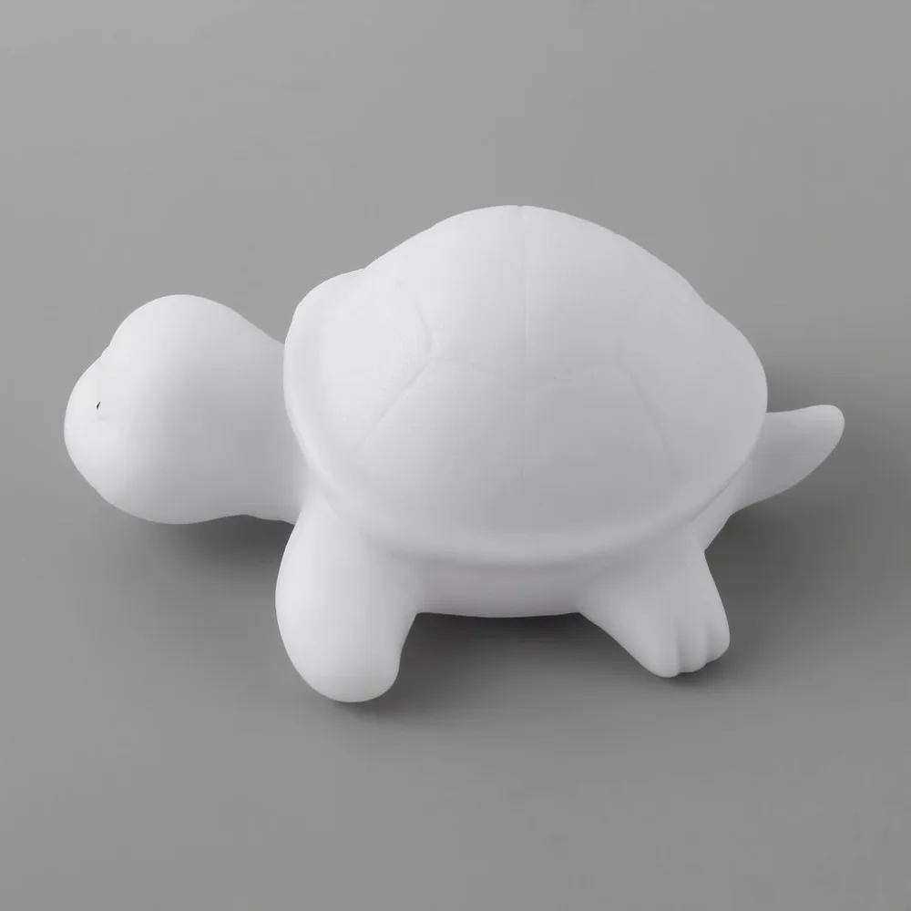 Симпатичный светильник из ПВХ белый многоцветный меняющий цвет светодиодный в