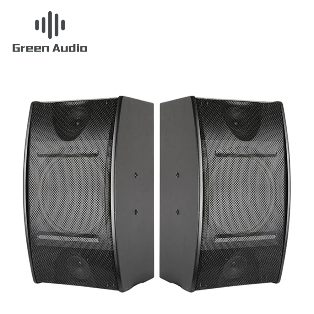 저렴한 Popu-6025 전문 무선 시스템 세트 마이크 전력 증폭기 오디오 스피커 3 In 1, 가족 파티 무대 회의용