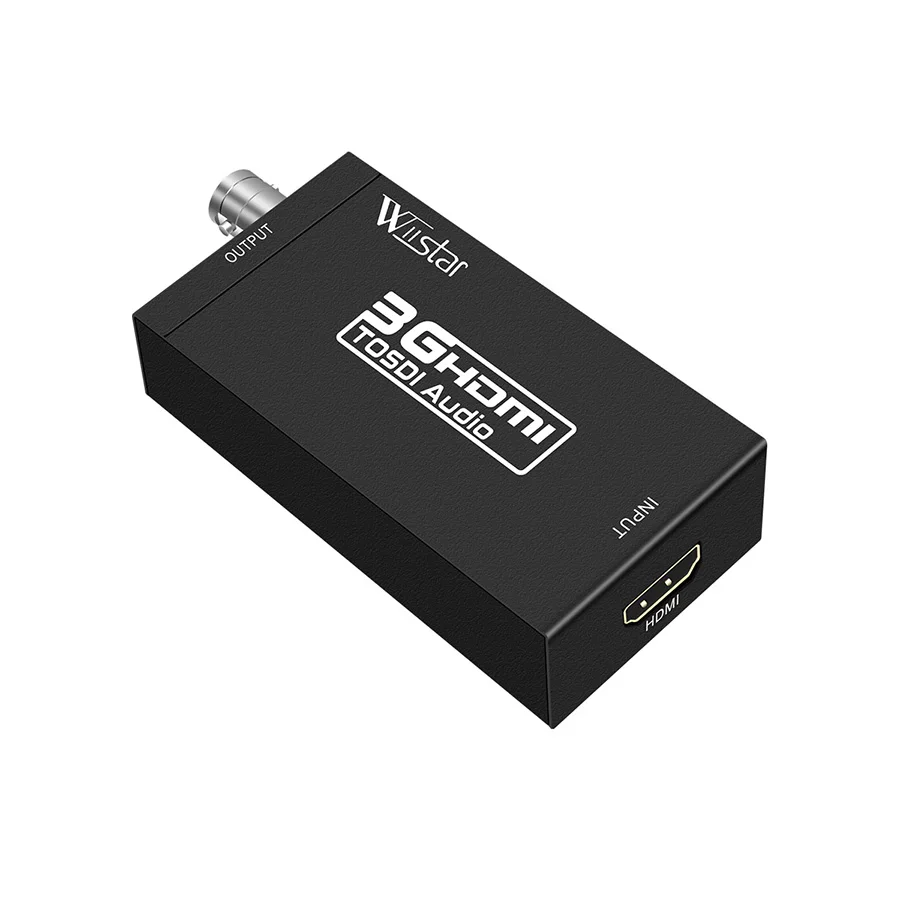 Wiistar HDMI в SDI конвертер адаптер 3G HD для вождения мониторов с адаптером питания EU US UK