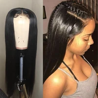 alitop 13x6 lace front human hair wigs free part pre plucked with baby hair peruvian remy hair women straight lace front wig