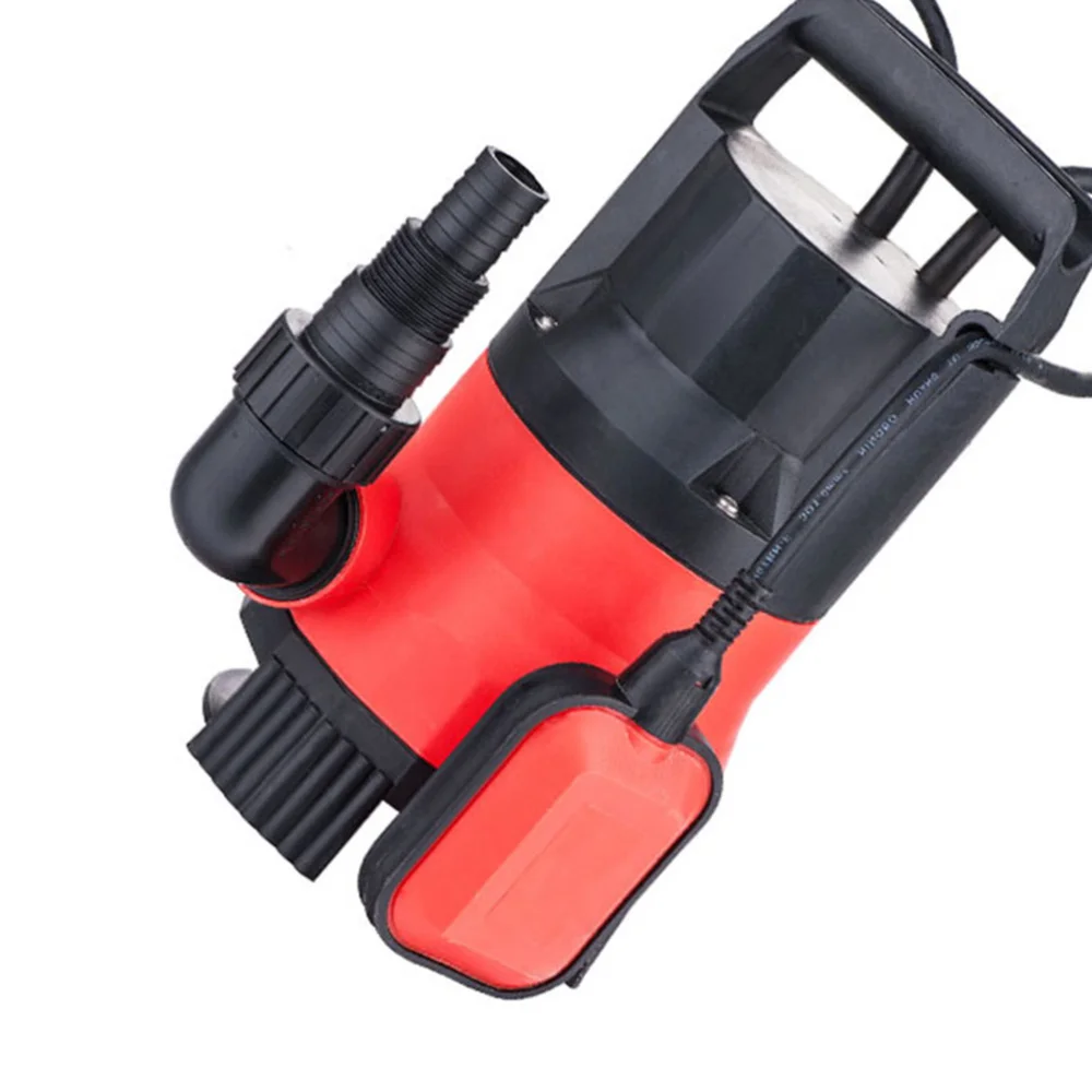 

1PC 400W Electric Submersible Pump Garden Pump Fish Pond Aquarium Tank Waterfall Fountain Pump with Plug (Red)