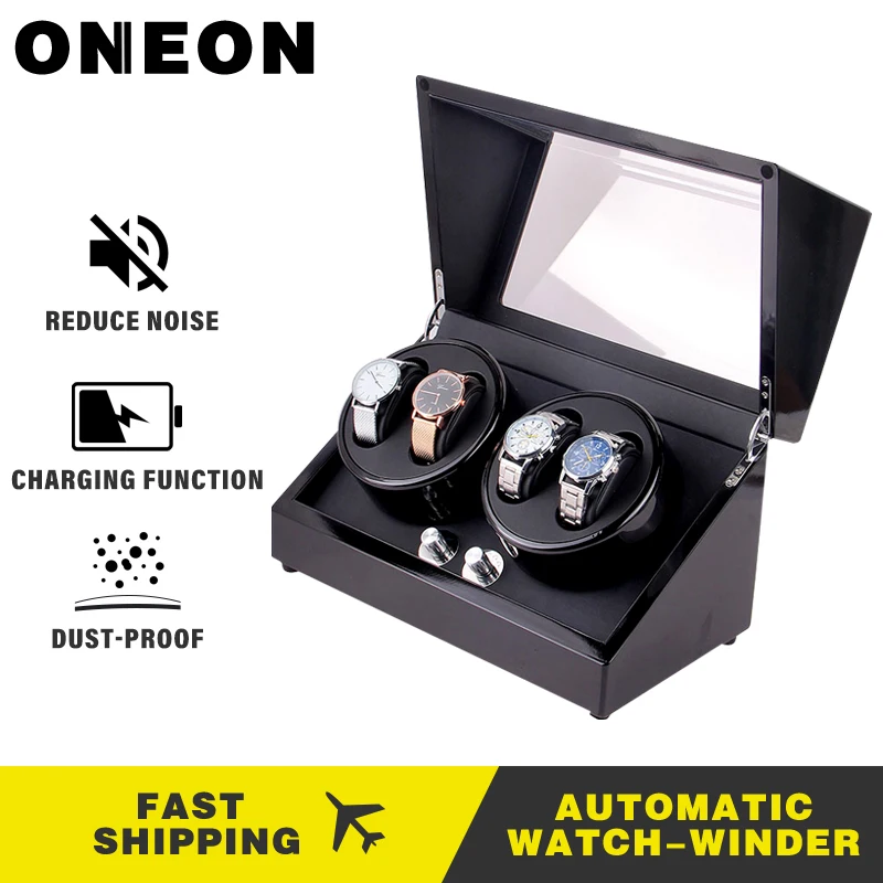 ONEON Автоматическая намотка часов с глянцевой краской часы обмотка Дисплей Чехол