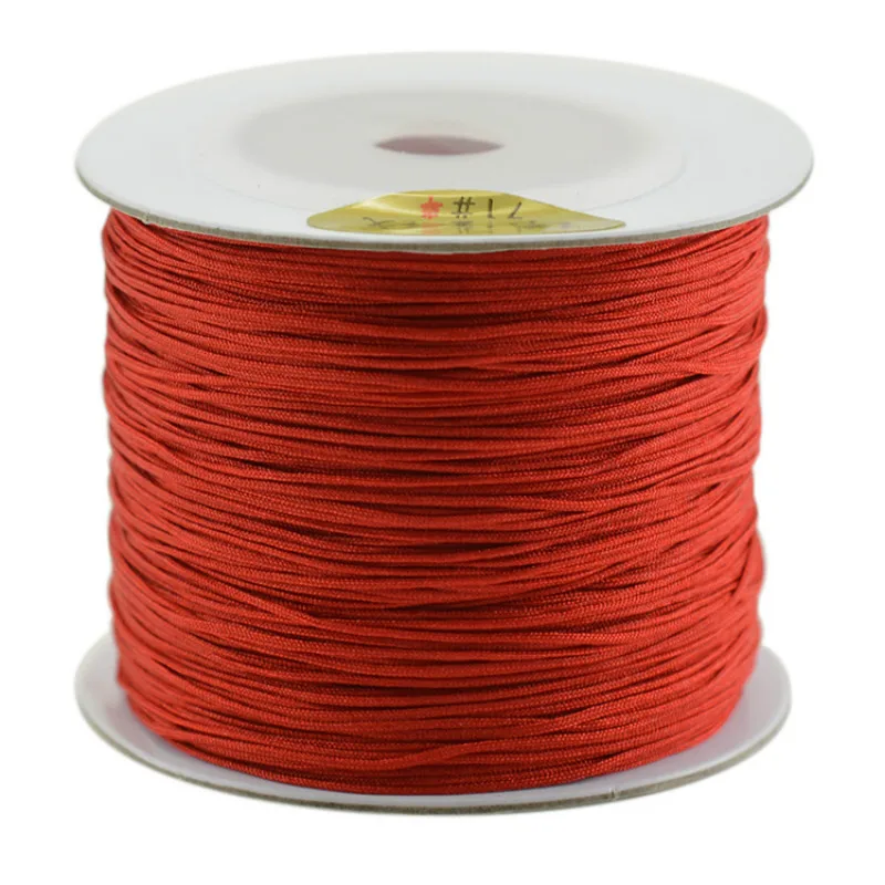 0 6 мм полиэфирные нити веревки плетеные атласная веревка китайский узел шнур