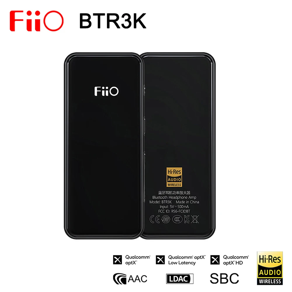 Портативный высокоточный усилитель для наушников FiiO BTR3K Bluetooth 5 0 AK4377A * 2