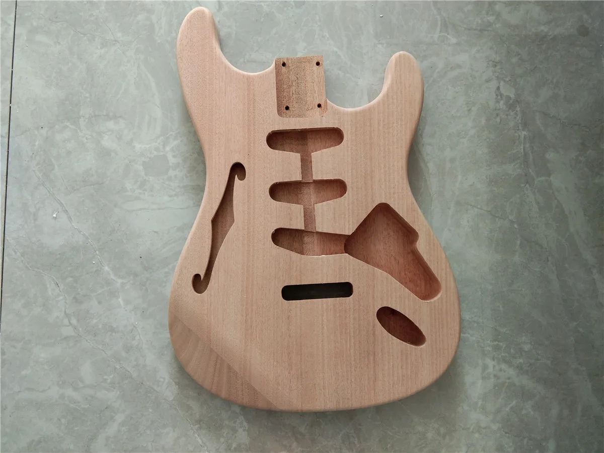 Корпус для электрогитары с естественной одинарной волной корпус из красного