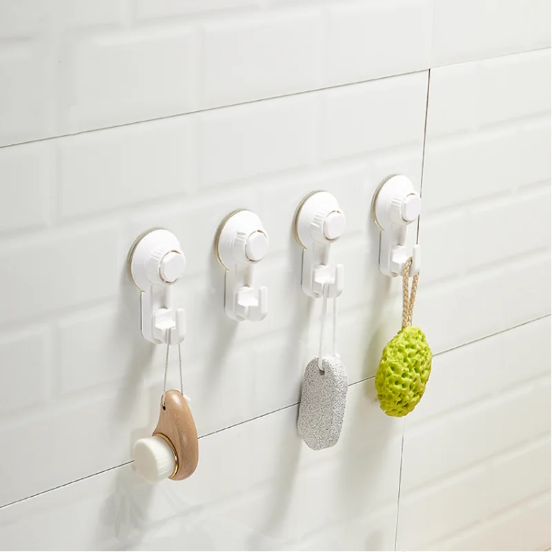 Strong Vacuum Suction Cup Hooks Removable Reusable Coat Towel Bath Robe Hangers For Home Kitchen Accessories | Дом и сад