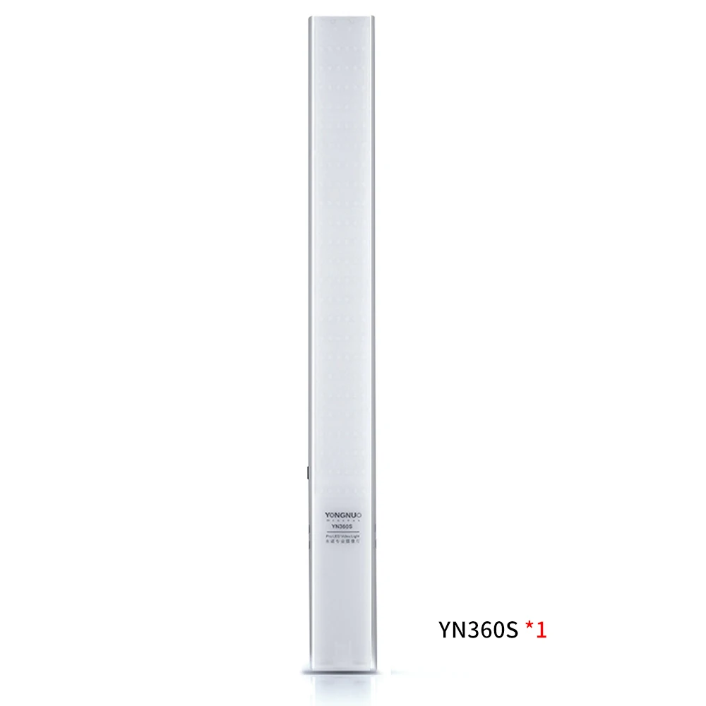 1 YONGNUO YN360S ультра-тонкий ручной светодиодный светильник для видеосъемки 3200k до 5500k с управлением через приложение для телефона светодиодный светильник ing Stick для свадебной фотосъемки - Цвет: 1