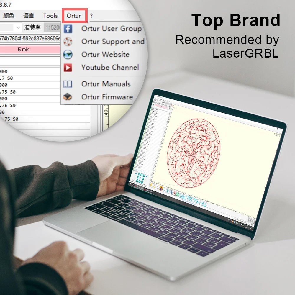 ORTUR Laser Master 2 Laser Engraving Cutting Machine With 32-Bit Motherboard 7w 15w 20w Fast Speed High Precision Laser Engraver