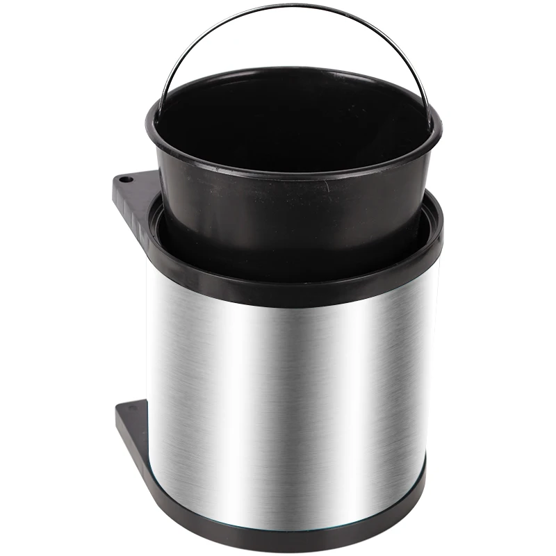 Мусорное ведро из нержавеющей стали для кухни мусорное Poubelle встраиваемое