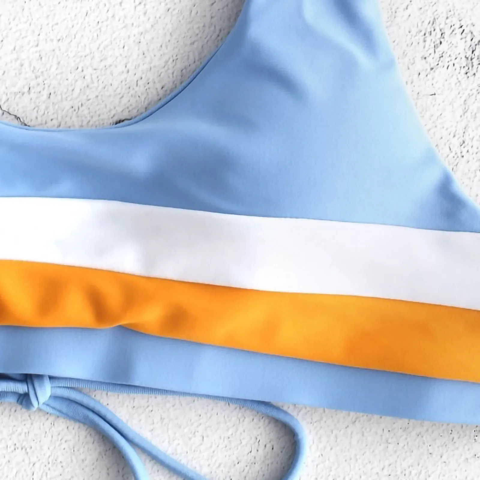 

2021Women Multi Color Sexy Solid Color High Waist Split Swimsuit Bikini High Waist Bikini Bathing Suit