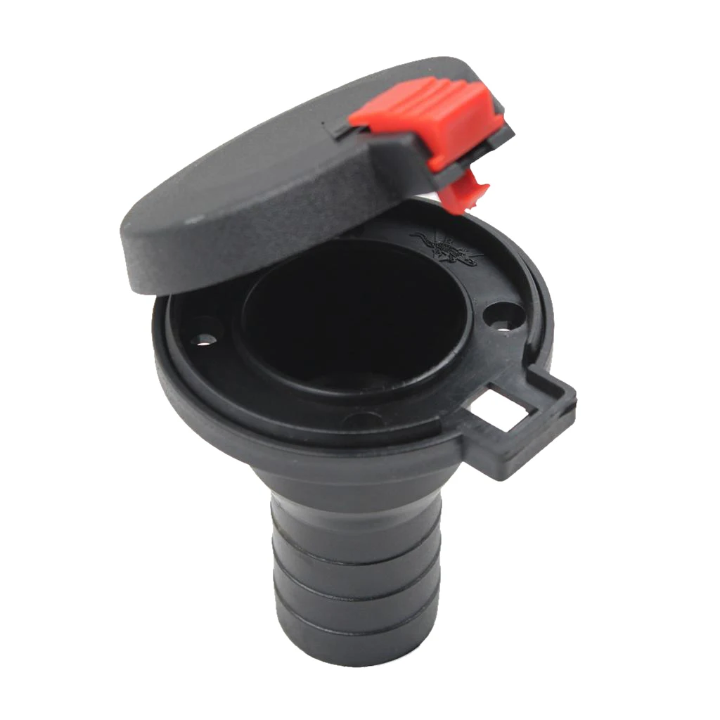 

Black 1-1/2" Gas Fuel Deck Fill Filler for Marine Yacht Boat RV Caravan