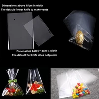 clear flat open top candy bags cookie packaging bag wedding party sweets lollipop opp plastic bag small gift pouch 50100pcs