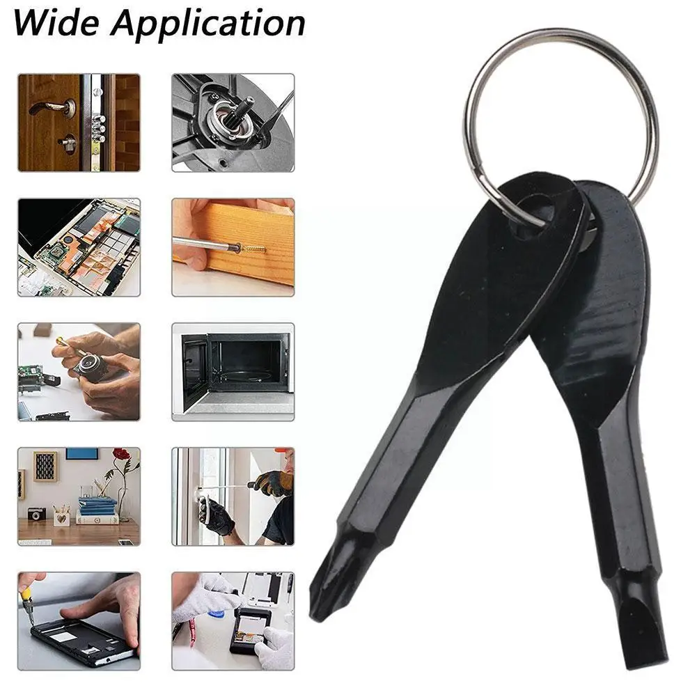 

Mini Multifunctional Maintenance Tool Chain Portable Screwdriver Outdoor Camping Accessories Appliance E3d3